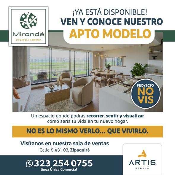 apartamento modelo